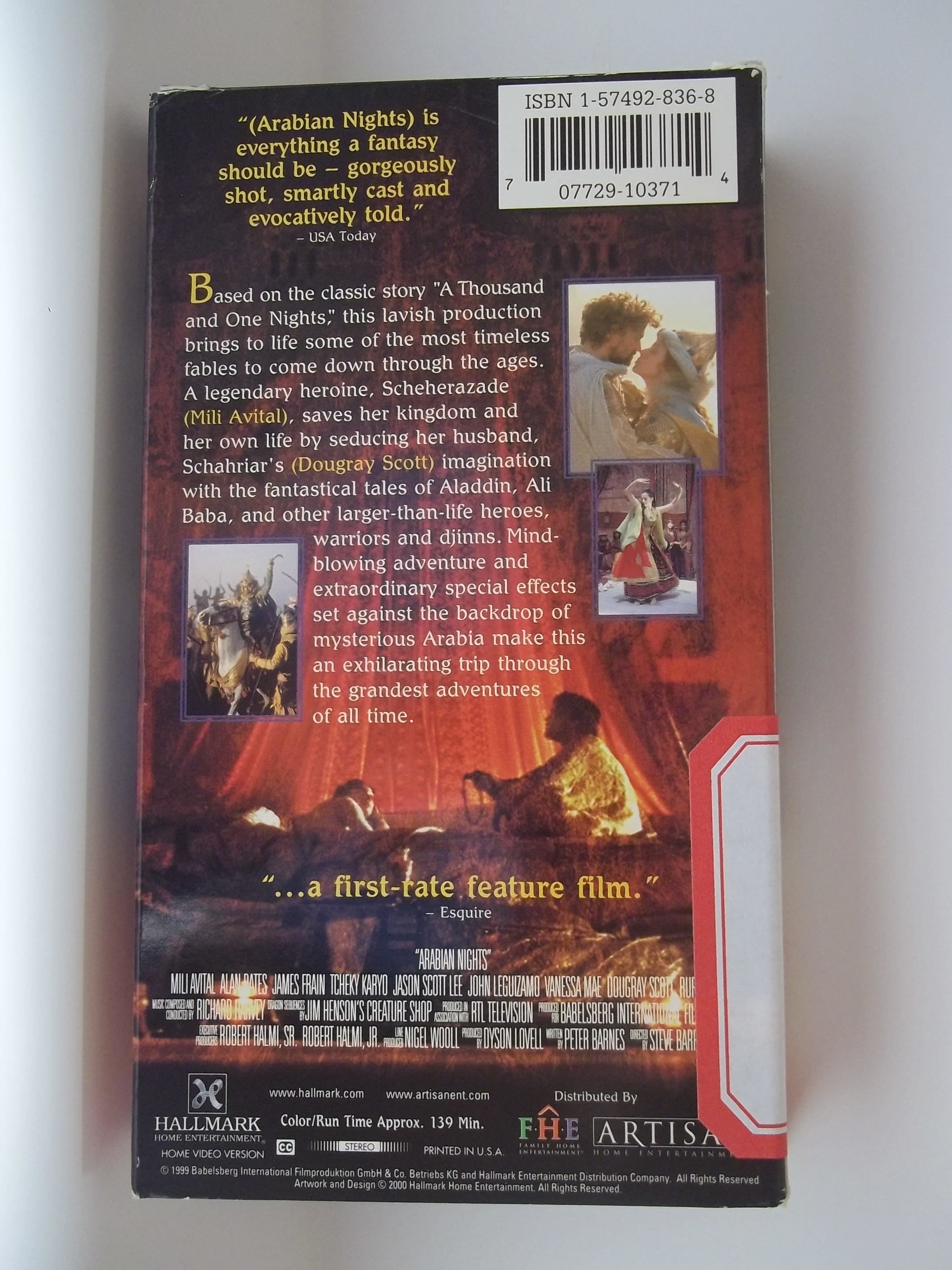 Arabian Nights #10371 VHS - Preston's Used Items