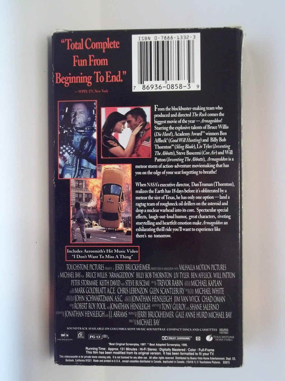 Armageddon VHS 15416 - Preston's Used Items