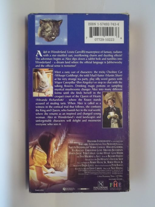 Alice In Wonderland VHS 91022 - Image 2