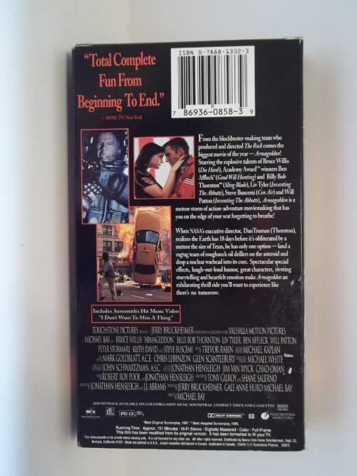 Armageddon VHS 15416 - Image 2