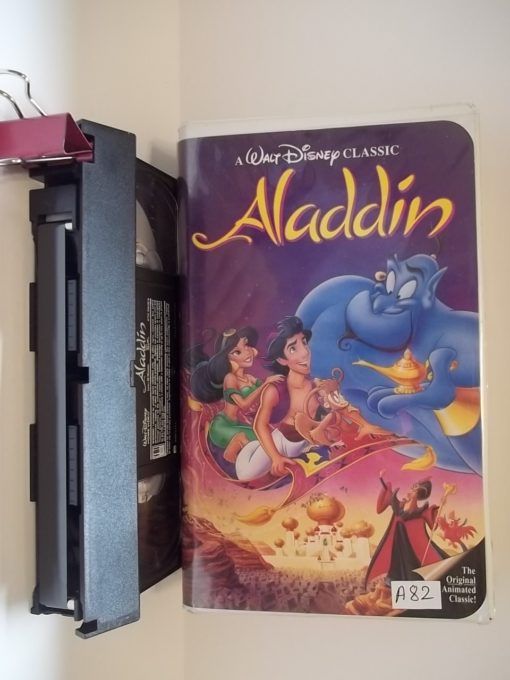 Aladdin 1662 black Diamond VHS