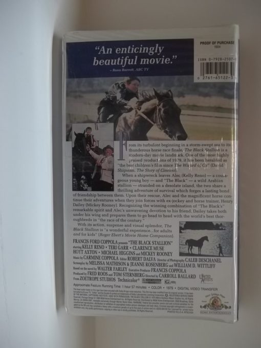 The Black Stallion (Sealed VHS M211604) - Image 2