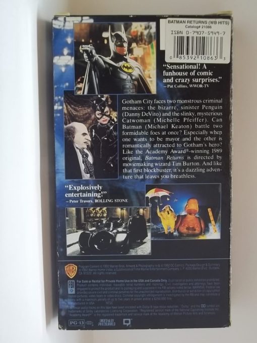 Batman Returns (Used VHS 15000) - Image 2