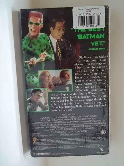 Batman Forever (New Sealed VHS 15100) - Image 2