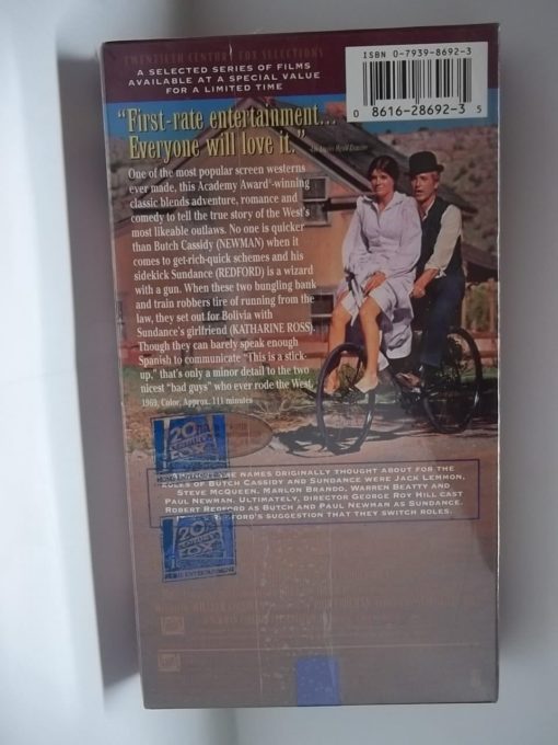 Butch Cassidy and the Sundance Kid (New Sealed VHS 8692) - Image 2