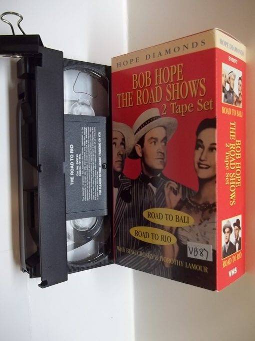 Bob Hope-Road Shows-Road to Bali and Road to Rio (Used VHS 2 Tape Set) - Image 2