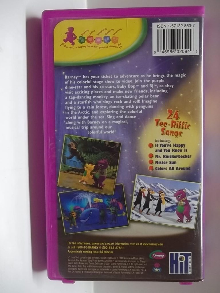 Barney's Colorful World LIVE! (NONE RENTAL) (Used VHS-Tested-VG)2094 ...